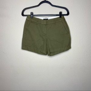 J.CREW Army Olive Green Chino Shorts 00